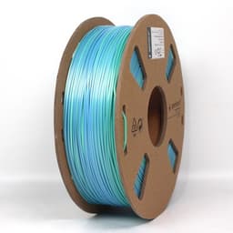 Gembird Silk-PLA Blue + Green Rainbow
